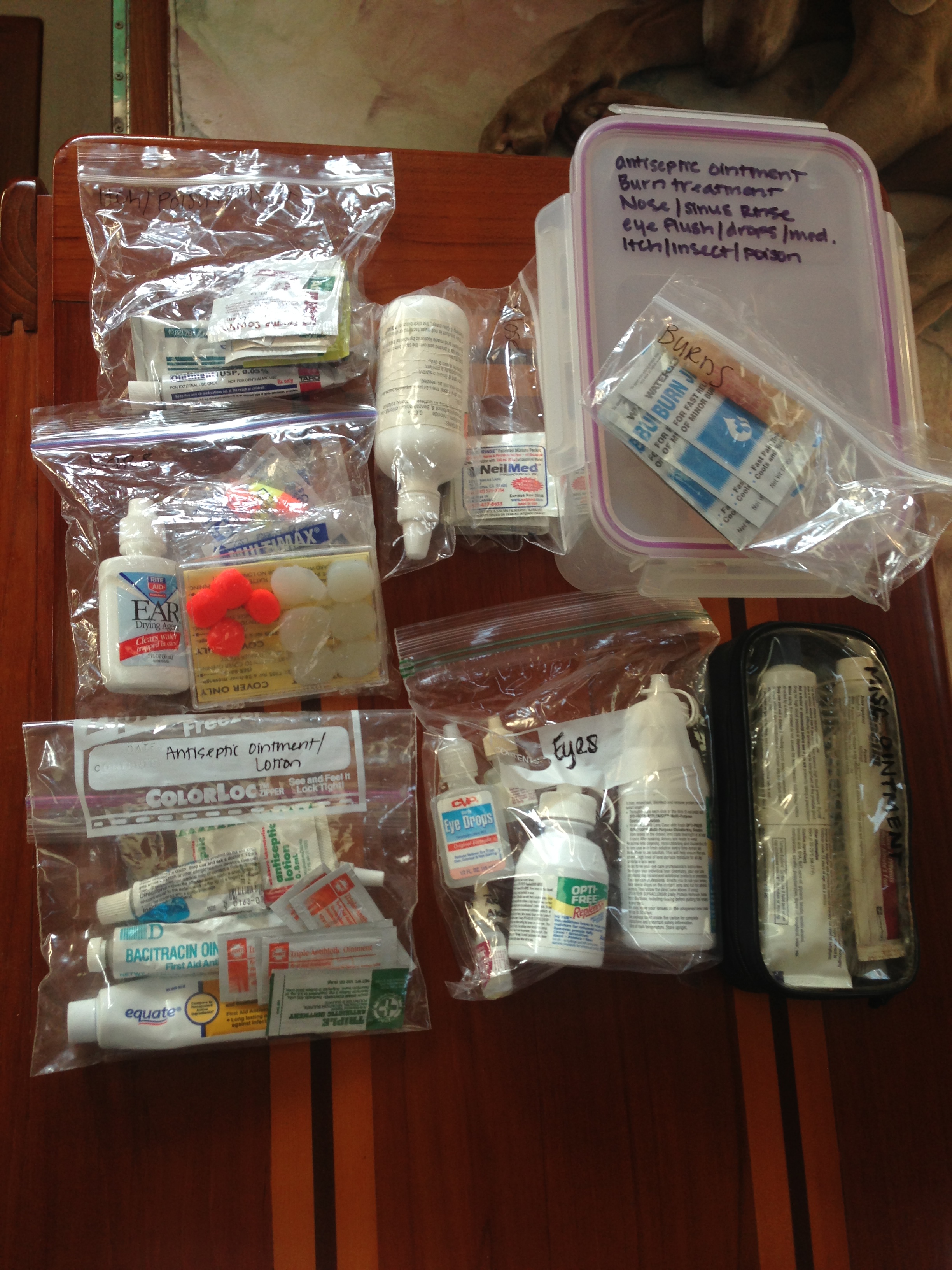 What's in our Ditch Bag and Med Kit??